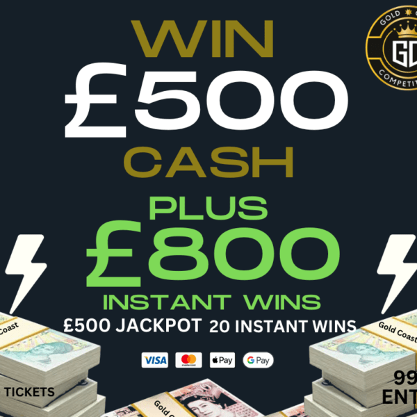 £500 CASH 20 INSTANT WINS #JAN2