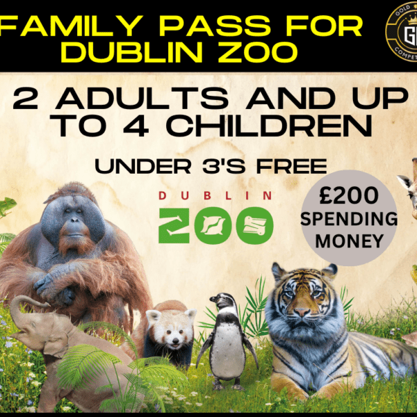 FAMILY PASS TO DUBLIN ZOO WITH SPENDING MONEY